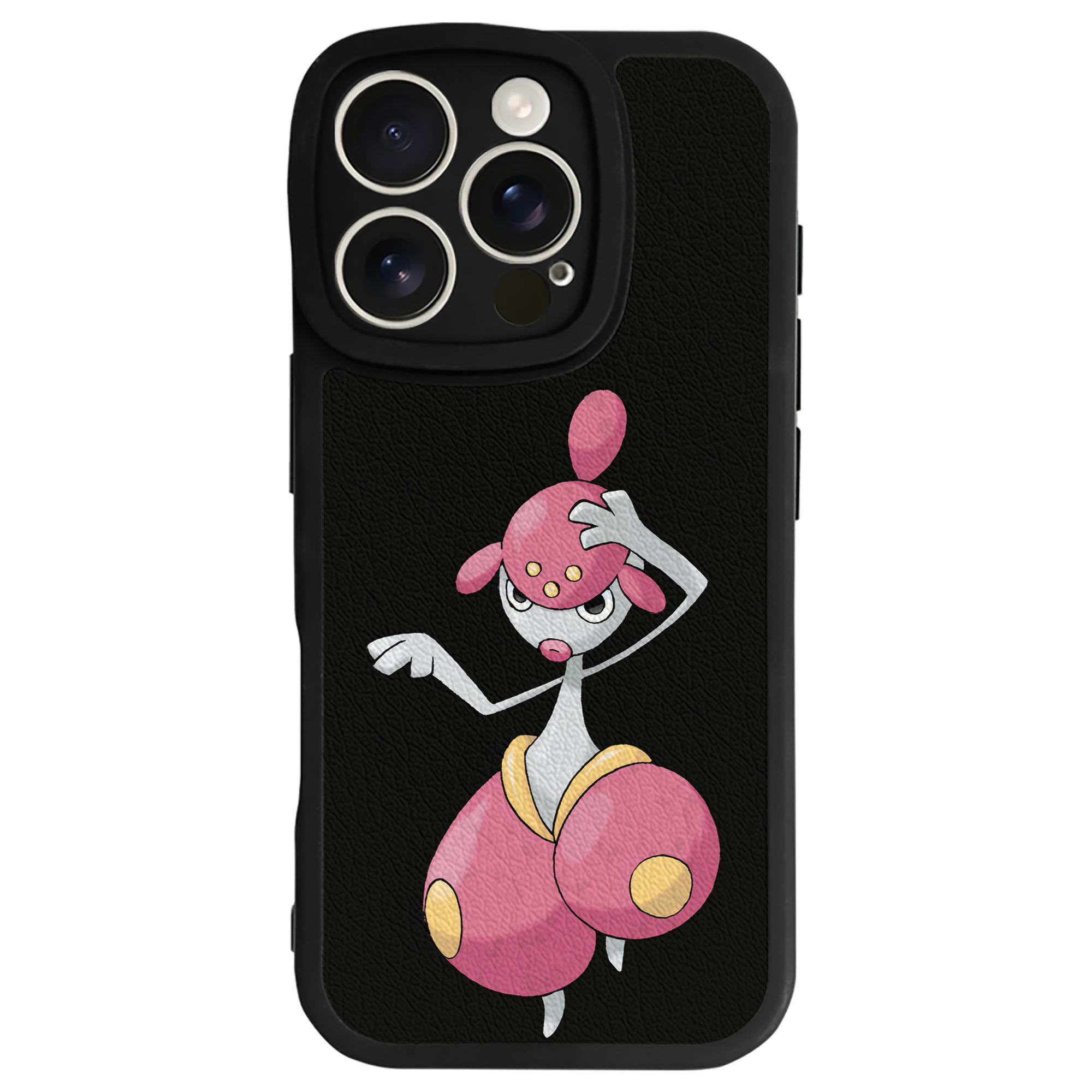 （画像用） ポケットモンスター Pokémon 【iPhone 16シリーズ対応】シリコンスマホケース（レザー調） 材質：シリコン